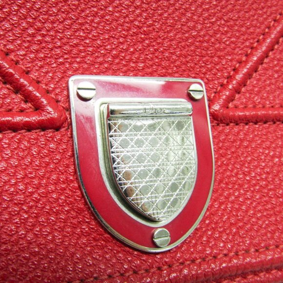 DIOR Red Leather Wallet - Picture 9 of 16